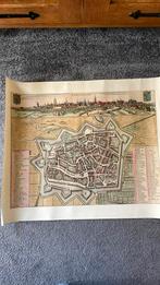 Reprint oude stad-plattegrond Leeuwarden, Ophalen of Verzenden, Gebruikt