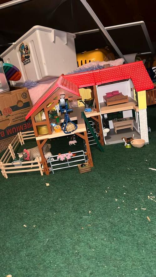 Sleich boerderij!!, Verzamelen, Poppenhuizen en Toebehoren, Zo goed als nieuw, Overige typen, Ophalen of Verzenden