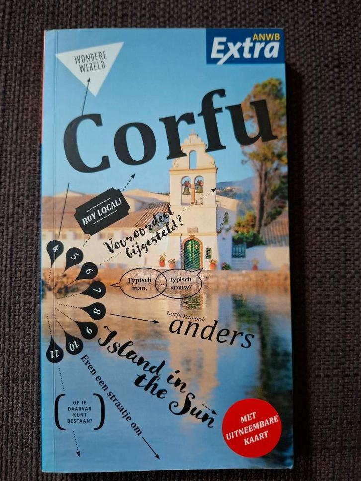 ANWB reisgids - Corfu + kaart (Korfoe ; Griekenland), Boeken, Reisgidsen, Gelezen, Reisgids of -boek, Europa, ANWB, Ophalen of Verzenden