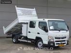 Mitsubishi Canter 3C15 3.0L Kipper met Kist Dubbel Cabine Du, Stof, Gebruikt, Euro 6, 4 cilinders