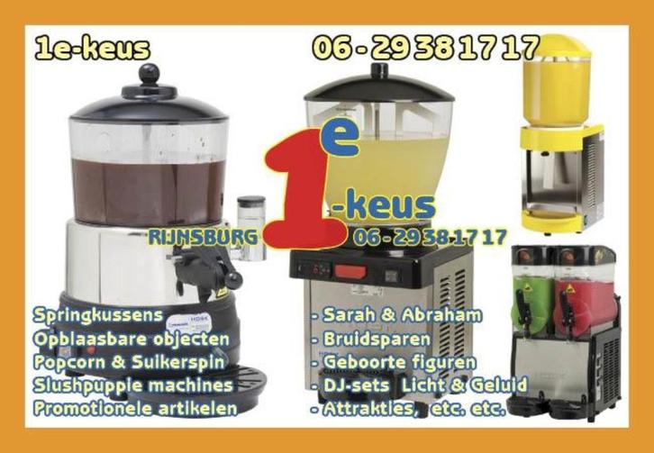 WARME DRANK DISPENSERS, Glüwein, Hot Choco, Vin Chaud, huur, Hobby en Vrije tijd, Feestartikelen | Verhuur, Zo goed als nieuw