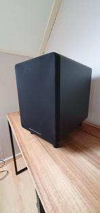 Basbox /  zwart, Zo goed als nieuw, 120 watt of meer, Front, Rear of Stereo speakers, Ophalen