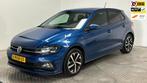 Volkswagen Polo 1.0 TSI R-Line benzine navigatie parkeersens, Voorwielaandrijving, Gebruikt, Euro 6, Blauw