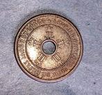 Belgisch Congo 5 Centimes 1908, Ophalen of Verzenden, Koningin Wilhelmina, 5 cent, Losse munt