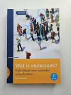 Wat is onderzoek?, Ophalen of Verzenden, Beta, Zo goed als nieuw, HBO