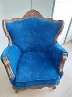 Fauteuil/ blauwe stoel barok, Ophalen