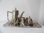 Art Deco Koffie/Theeset, chroom vernikkeld GBN, Antiek en Kunst, Ophalen of Verzenden