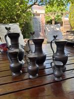 Tinnen eikeltjes kannen, Antiek en Kunst, Antiek | Tin, Ophalen of Verzenden