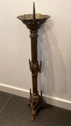 Antieke Kerkkandelaar - 80cm, Antiek en Kunst, Ophalen of Verzenden, Koper of Brons