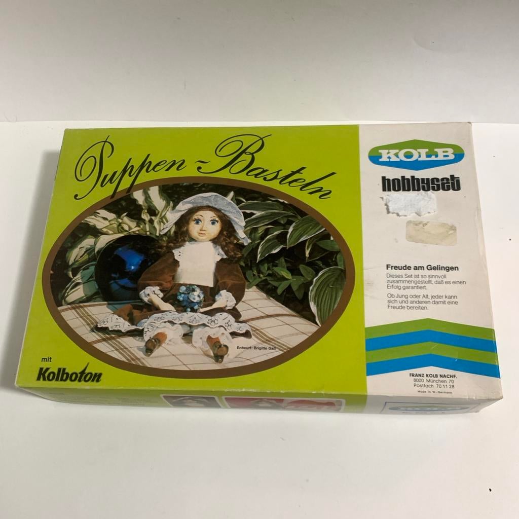 Vintage Kolb 948 Kolboton Poppen HobbySet poppenmaakset, Ophalen of Verzenden, Gebruikt, Pop