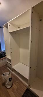 Witte IKEA Pax kasten set met twee soorten deuren naar keuze, Huis en Inrichting, Kasten | Kledingkasten, Ophalen, Gebruikt, 200 cm of meer