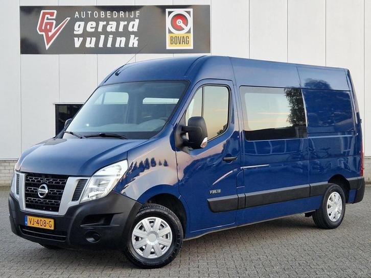 Renault Master 2.3 dCi L2H2 DC 5-PERSOONS AIRCO TREKHAAK, Auto's, Bestelauto's, Bedrijf, Te koop, ABS, Airconditioning, Alarm