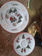 Ontbijtbord en schoteltje Windsor Christmas, Ophalen of Verzenden