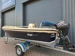NIEUWSTAAT! Riga 440 + Suzuki 9,9PK 4 Takt, Tot 10 pk, Ophalen of Verzenden, Zo goed als nieuw, 3 tot 6 meter