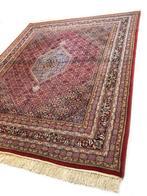 Perzisch tapijt handgeknoopt Bidjar Oosters vloerkleed wol, 200 cm of meer, Rood, Gebruikt, Rechthoekig