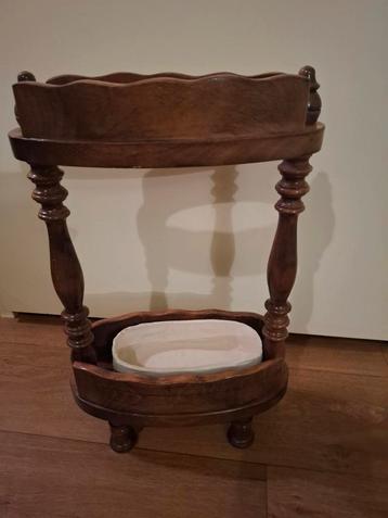 Vintage Notenhouten Paraplubak - Jaren 50 beschikbaar voor biedingen