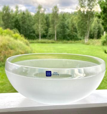 Arabia Finland kristal: prachtige ronde schaal. 100% gaaf beschikbaar voor biedingen
