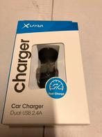 Nieuw! Xlayer auto oplader dual USB 2.4A 4260458921630, Auto diversen, Carkits, Ophalen of Verzenden, Nieuw