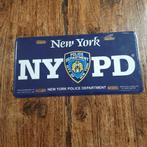 Decoratieve New York Police Department nummerplaat, Ophalen of Verzenden, Zo goed als nieuw, Auto's