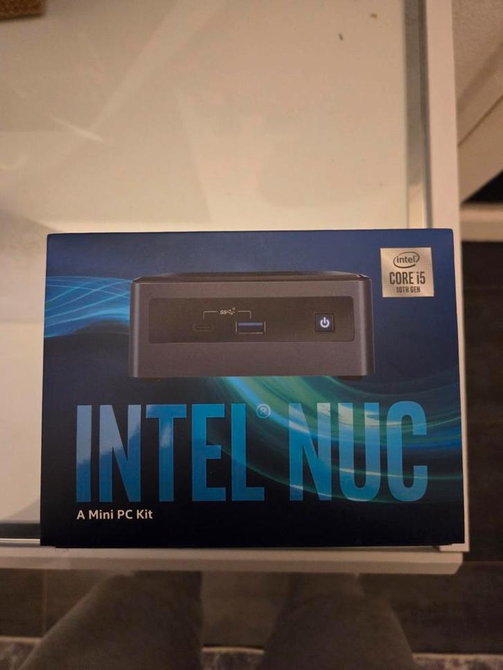 Intel NUC 10 Mini PC Kit - NUC10i5FNHN, Computers en Software, Desktop Pc's, Zo goed als nieuw, 2 tot 3 Ghz, SSD, 8 GB, Met videokaart