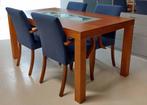 eettafel met 4 stoelen, Huis en Inrichting, Tafels | Eettafels, 50 tot 100 cm, 150 tot 200 cm, Rechthoekig, Vier personen