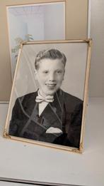 Antieke lijst met bol glas en decoratie, Ophalen of Verzenden, Gebruikt