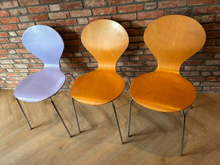 Phoenix Danerka Denmark Rondo stoelen, Huis en Inrichting, Stoelen, Zo goed als nieuw, Metaal, Ophalen