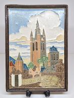 Cloisonné tegel 700 jaar Delft De Porceleyne Fles Delft., Ophalen of Verzenden