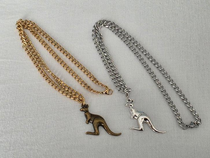 Australian kettingen Goud & Zilver kleur, Sieraden, Tassen en Uiterlijk, Kettingen, Nieuw, Overige materialen, Met hanger, Ophalen of Verzenden