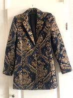 Dames Blazer donker blauw met goud kleur Nieuw  maat 34, Blauw, Nieuw, Ophalen of Verzenden, Jasje