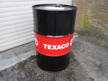 Texaco olie vat beschikbaar voor biedingen