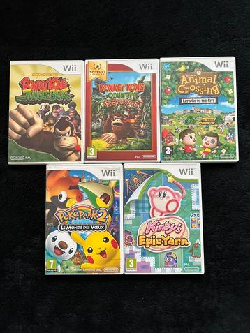 Wii Donkey Kong, Animal Crossing, Pokemon en Kirby Spellen