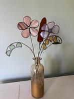 Glasbloemen glasdecoratie glas in lood, Ophalen of Verzenden, Nieuw