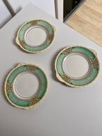 Myott Staffordshire Gebaksbordjes (3 stuks), Antiek en Kunst, Antiek | Servies los, Ophalen of Verzenden