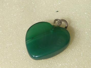 Hanger hartje agaat beschikbaar voor biedingen