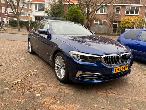 BMW 5-Serie (g30) 530e 252pk Aut. 2017 Blauw Luxery Line, Auto's, BMW, Particulier, 5-Serie, Achteruitrijcamera, Airbags, Airconditioning