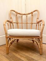 Ikea rotan lounge fauteuil in perfecte staat, Ophalen, Minder dan 75 cm, Riet of Rotan, Zo goed als nieuw
