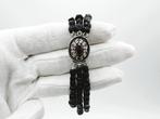 Gitten armband met zilveren slot, 19,5 cm, Info@zilverwebsite.nl, Verzenden, Zo goed als nieuw, Zilverwebsite.nl