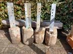 4 betonpoeren voor funderen mancave overkapping pergola etc, Ophalen, Gebruikt