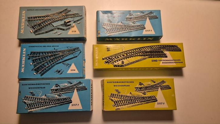 Märklin Spoorbaan Compleet met originele doosjes + 4 wagons, Hobby en Vrije tijd, Modeltreinen | H0, Gebruikt, Treinset, Wisselstroom