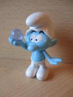 Smurfen poppetje  met glazen bol  BKC  9cm, Verzamelen, Ophalen of Verzenden, Gebruikt