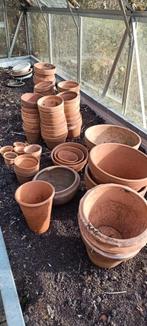 Terracotta bloempotten - diverse maten, Tuin en Terras, Ophalen