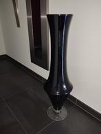 Elegante Zwarte Vaas, Huis en Inrichting, Woonaccessoires | Vazen, Ophalen, Zwart, 75 cm of meer, Glas