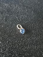 Pandora blauw hartje ME, Ophalen of Verzenden, Zo goed als nieuw, Zilver, Pandora