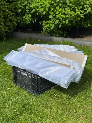 Ca. 125m Organza stof wit voor bijvoorbeeld bruiloft beschikbaar voor biedingen
