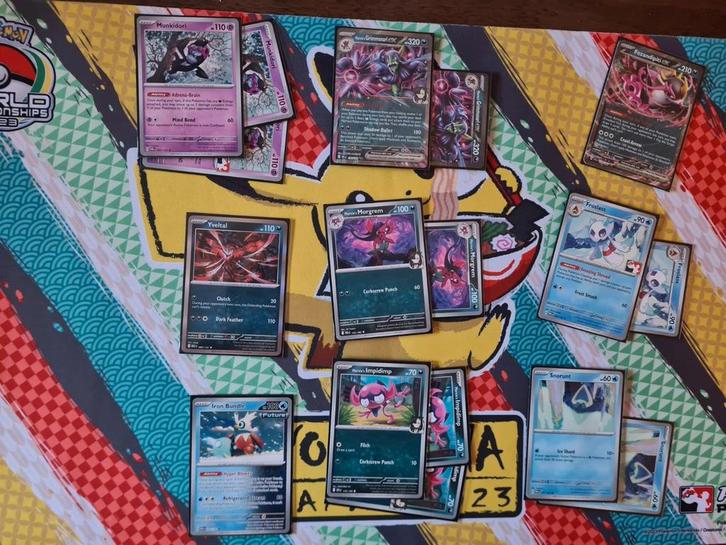 Pokemon deck Marnie's Grimsnarl ex, Hobby en Vrije tijd, Verzamelkaartspellen | Pokémon, Zo goed als nieuw, Speeldeck, Ophalen of Verzenden