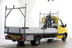 Mercedes-Benz Sprinter 516 CDI 163pk E6 Open Laadbak+HIAB T-, Auto's, Bestelauto's, Achterwielaandrijving, Gebruikt, Euro 6, Navigatiesysteem