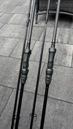 Poelie Rods Karperhengels 12ft. Incl Korda sleeves, Watersport en Boten, Ophalen, Gebruikt, Werphengel