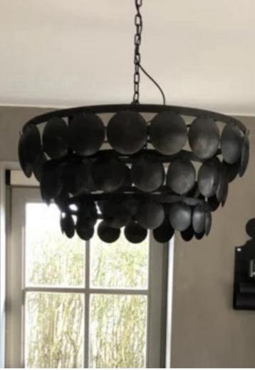 Schijfjeslamp zwart 50 en 60 cm nieuw in doos compleet beschikbaar voor biedingen