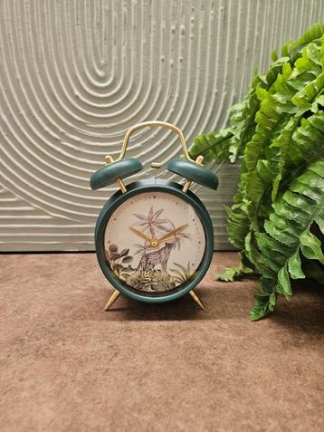 Panter wekker groen goud decoratie boho bolt interieur beschikbaar voor biedingen
